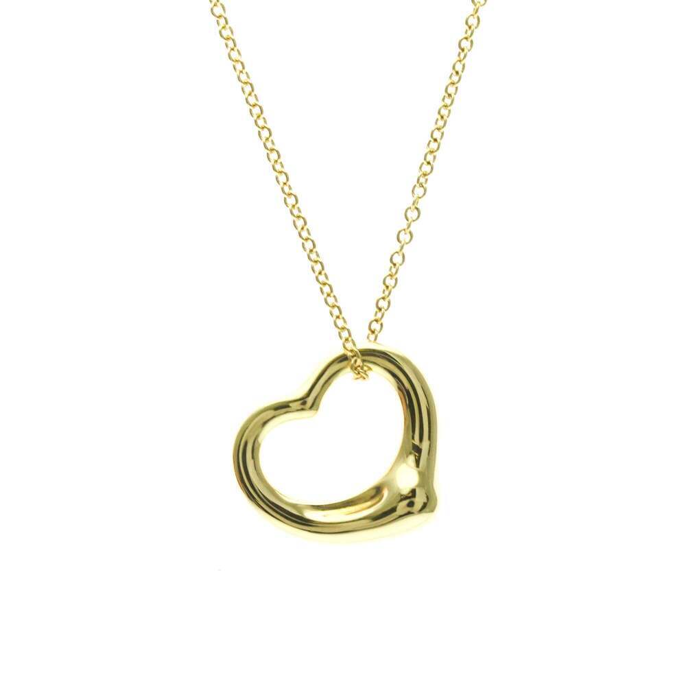 TIFFANY 18k Gold Heart Necklace